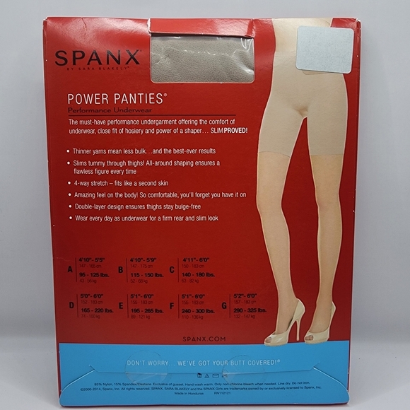 New SPANX Power Panties Plus Size D Barest Nude Performance Underwear Shapewear - Picture 2 of 2